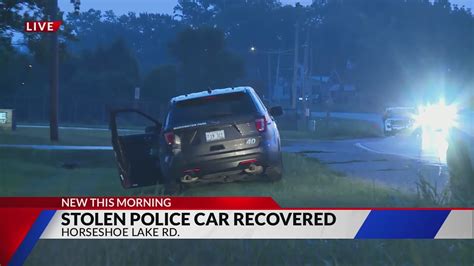 Stolen police car recovered in Madison County, Illinois, police investigating